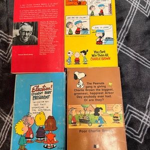 4 book snoopy bundle